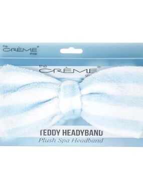 The Crème Shop Plush Teddy Headband - Light Blue